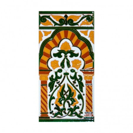 Azulejo Sevillano relieve MZ-030-01