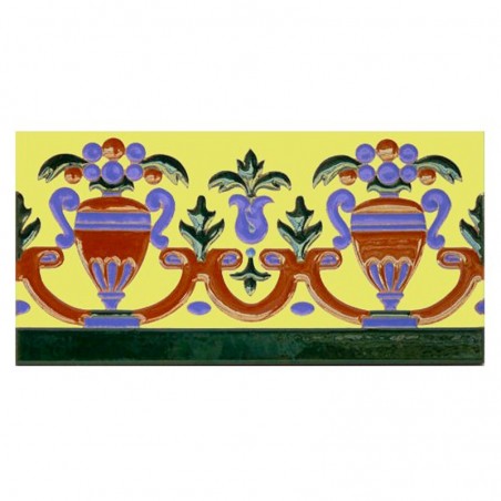 Azulejo Sevillano relieve MZ-027-03