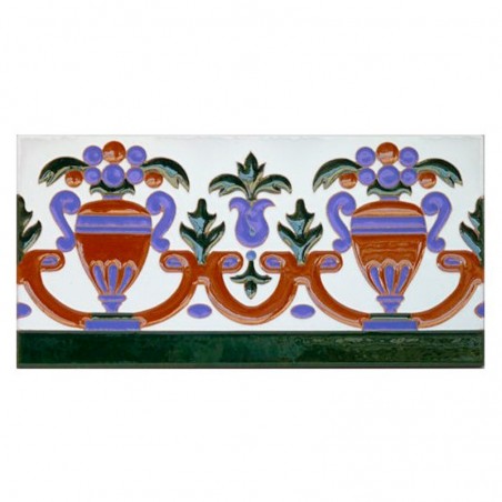 Azulejo Sevillano relieve MZ-027-00